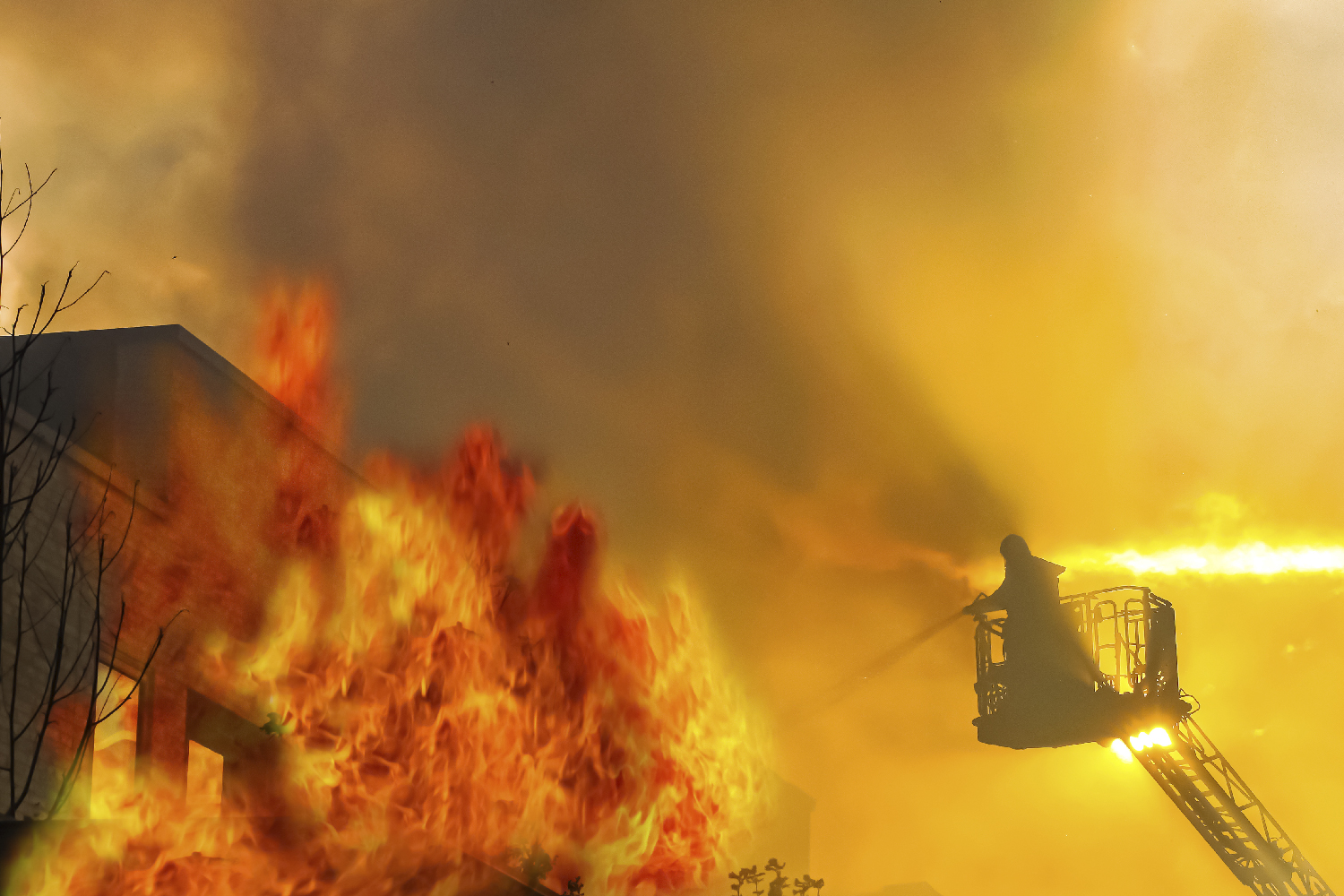 Vemos las empresas incendiándose, ¿tendrán seguro de negocios?